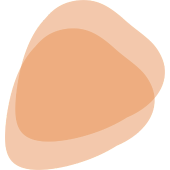 Ein orangefarbener, unregelmäßiger Farbklecks, der auf einem neutralen Hintergrund dargestellt ist. Diese grafische Darstellung eignet sich gut für kreative Projekte oder als Designelement.